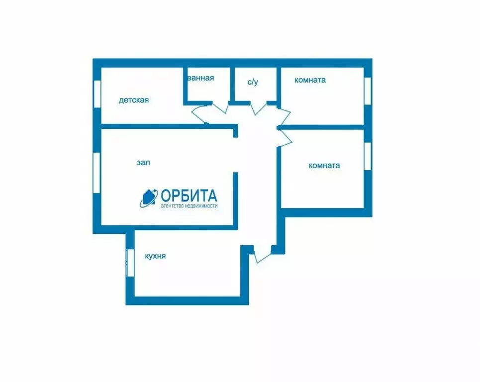 4-комнатная квартира: Тюмень, улица Ватутина, 6 (73 м) - Фото 0