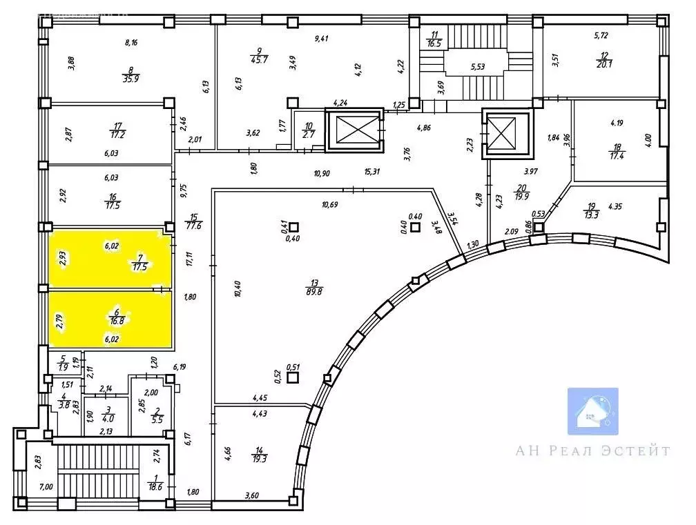 Офис (34.3 м) - Фото 1