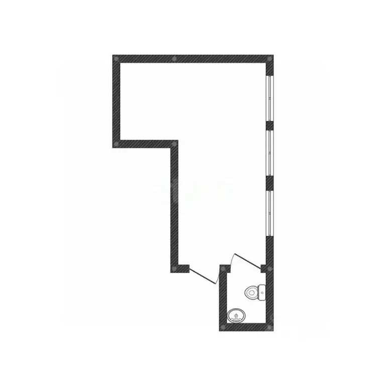 Офис в Курганская область, с. Кетово ул. Космонавтов, 33 (22 м) - Фото 1