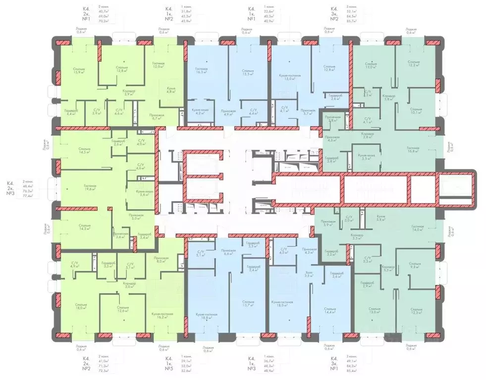1-к кв. Северная Осетия, Владикавказ Первомайская ул. (45.9 м) - Фото 2