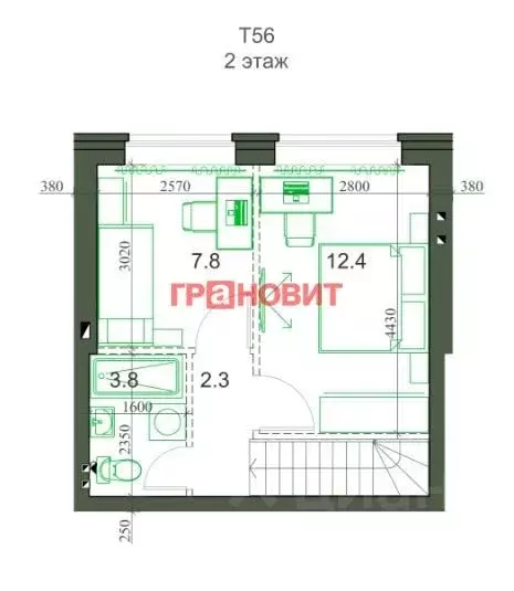 3-к кв. Новосибирская область, Новосибирский район, Мичуринский ... - Фото 1