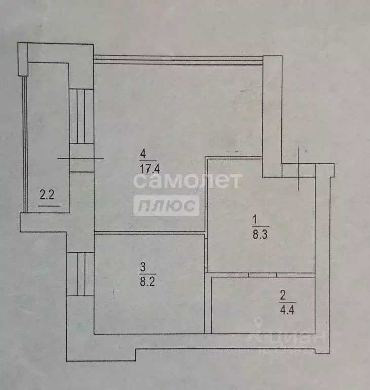 1-к кв. Кировская область, Киров Стахановская ул., 14а (38.3 м) - Фото 2