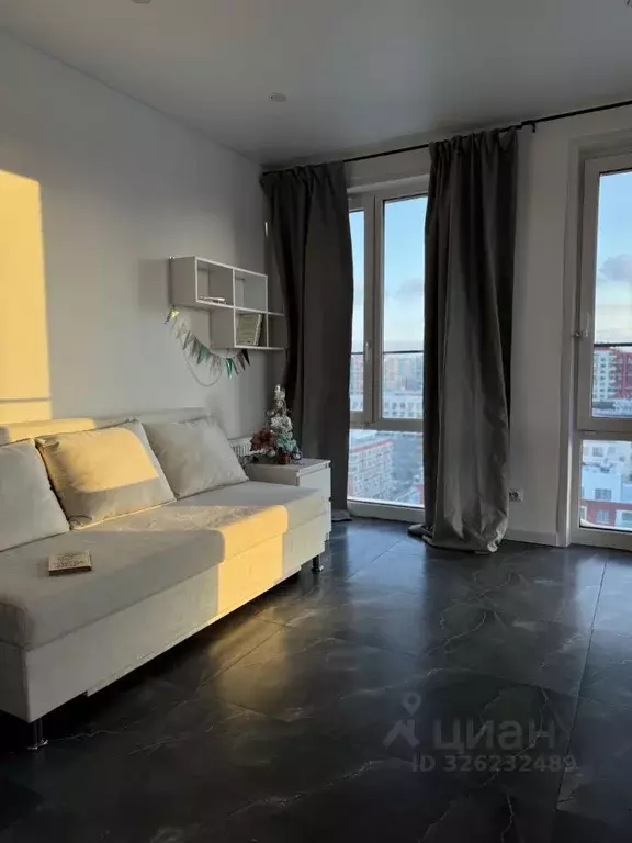 Студия Тюменская область, Тюмень ул. Газовиков, 38к2 (24.2 м) - Фото 2