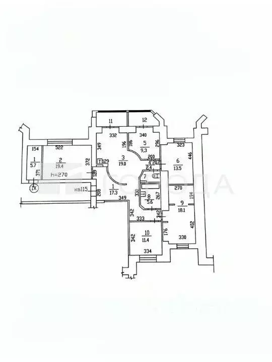 5-к кв. Московская область, Реутов Носовихинское ш., 21 (130.1 м) - Фото 1