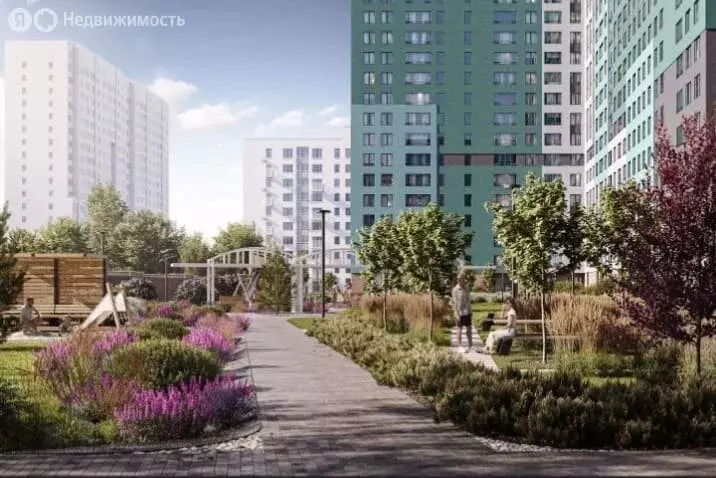 1-комнатная квартира: деревня Новосаратовка, улица Первых, 8к1 (36 м) - Фото 1