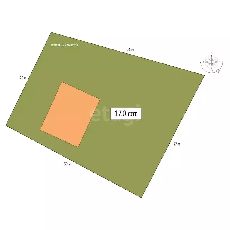 Дом в село Чемал, Подгорная улица (51 м) - Фото 1