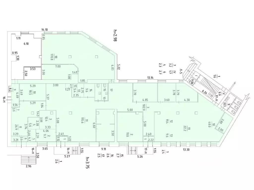 Офис в Санкт-Петербург Воронежская ул., 5 (588 м) - Фото 2
