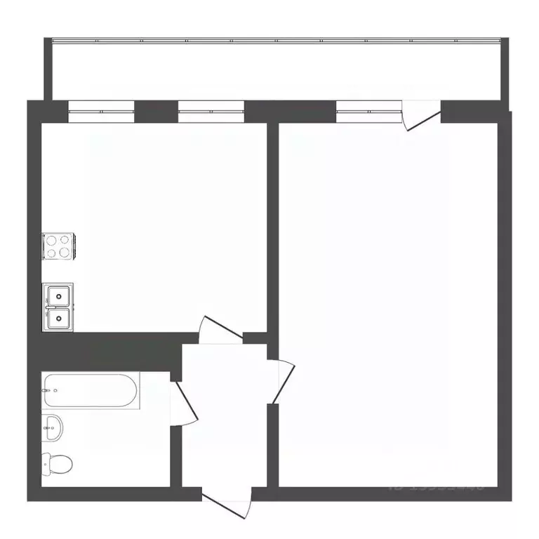 1-к кв. Тюменская область, Тюмень ул. Дружбы, 73к1 (39.3 м) - Фото 1