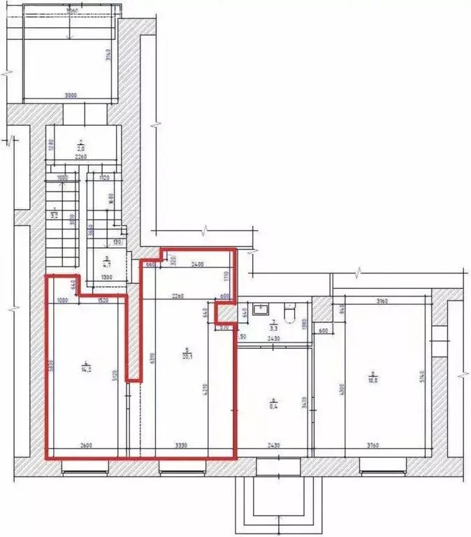 Помещение свободного назначения (34.3 м) - Фото 2