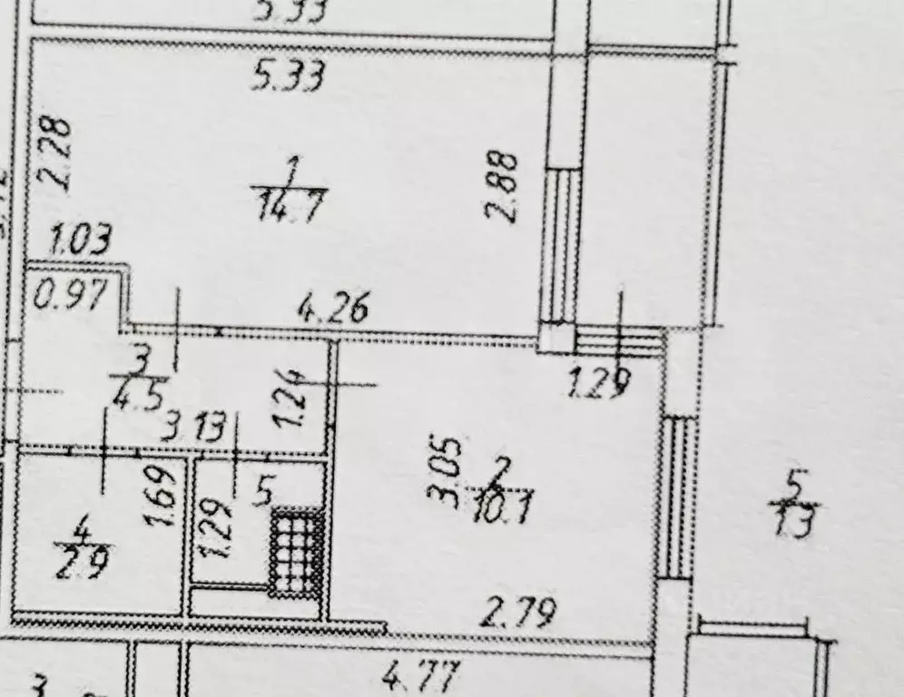 1-к кв. Санкт-Петербург аллея Арцеуловская, 23к1 (34.0 м) - Фото 2
