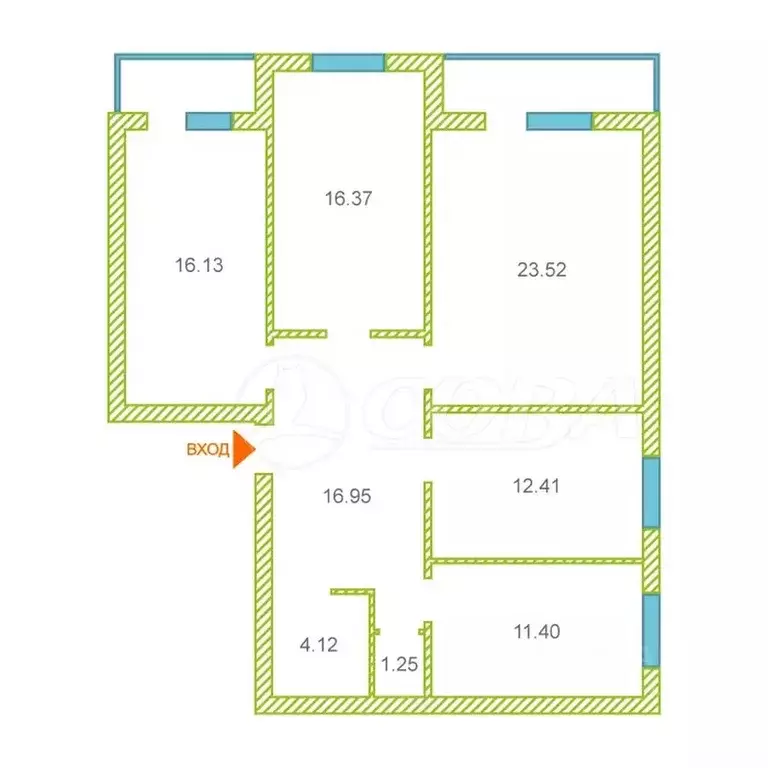 4-к кв. Дагестан, Каспийск ул. Магомедали Магомеджановa, 13 (113.0 м) - Фото 2