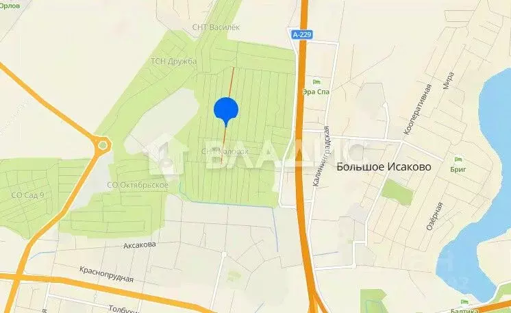 Участок в Калининградская область, Калининград Колосок СНТ, ул. ... - Фото 1