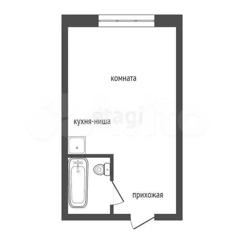 Квартира-студия, 12 м, 3/5 эт. - Фото 0