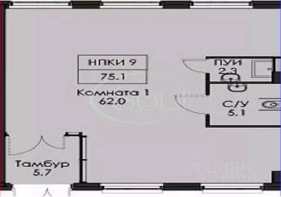 Торговая площадь в Москва Варшавское ш., 280к3 (75 м) - Фото 2