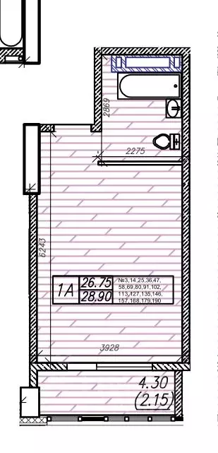 1-к кв. Приморский край, Владивосток Станционная ул., 11А (28.9 м) - Фото 1