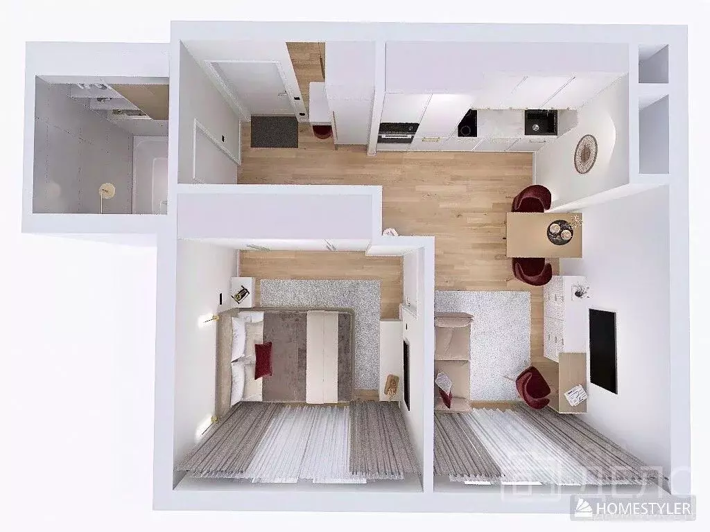 1-к кв. Рязанская область, Рязань ул. Александра Полина, 3 (38.9 м) - Фото 1