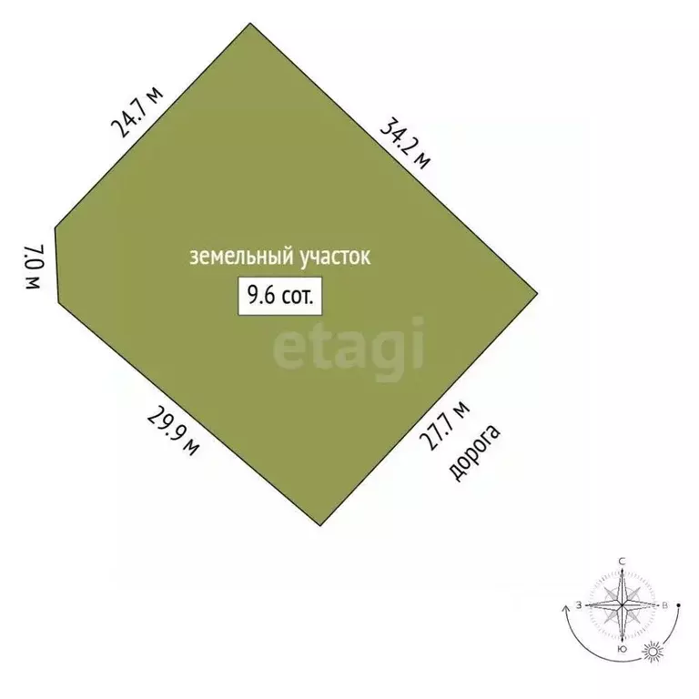 Участок в Ленинградская область, Гатчинский муниципальный округ, д. ... - Фото 2