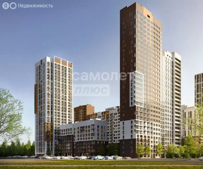 Квартира-студия: Екатеринбург, жилой район ВИЗ, жилой комплекс Русь-2 ... - Фото 1