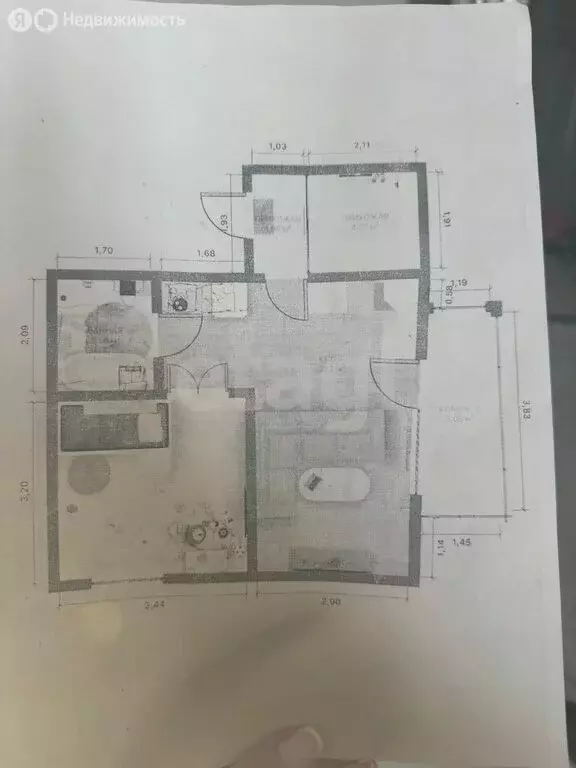 1-комнатная квартира: Южно-Сахалинск, планировочный район ... - Фото 1