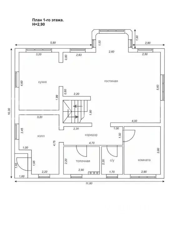 Дом в Калининградская область, Гурьевский муниципальный округ, пос. ... - Фото 2