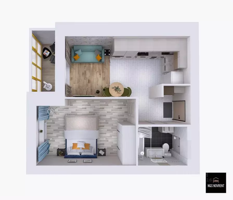 1-к кв. Новгородская область, Великий Новгород Псковская ул., 70к1 ... - Фото 2