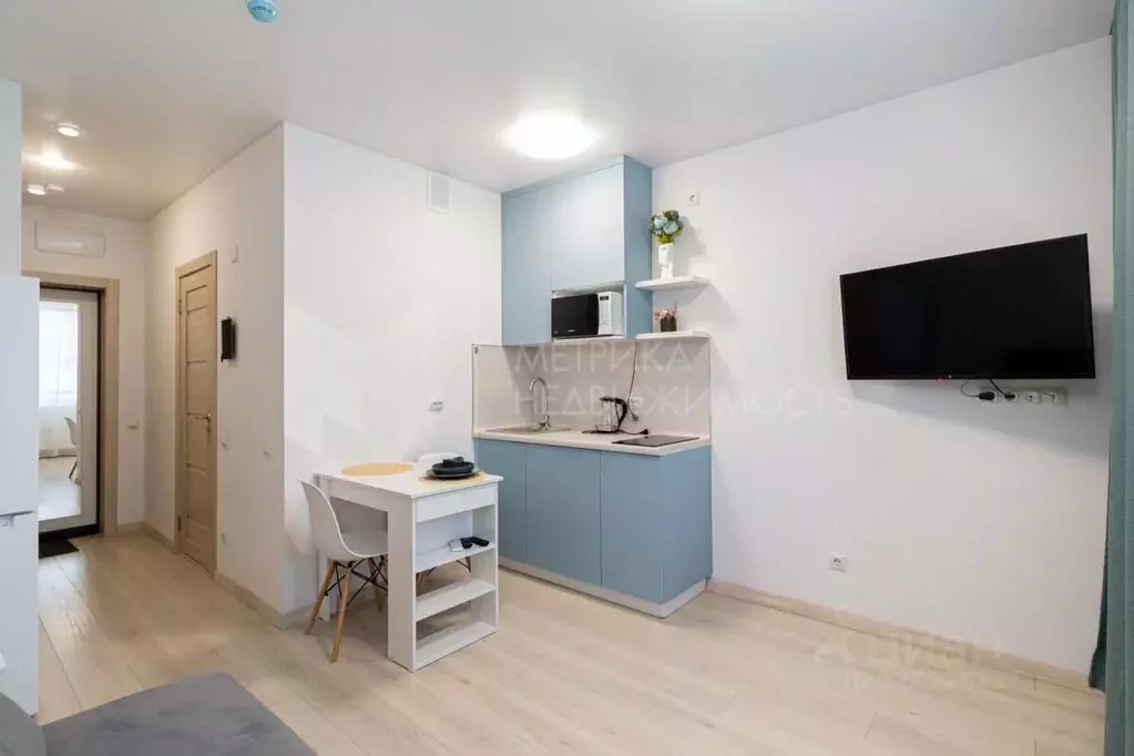 Студия Тюменская область, Тюмень ул. Андрея Кореневского, 11 (20.2 м) - Фото 1