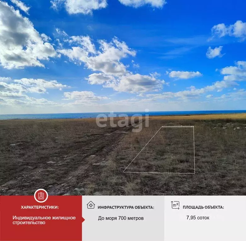 Участок в Крым, Черноморский район, Оленевское с/пос, с. Оленевка ул. ... - Фото 1