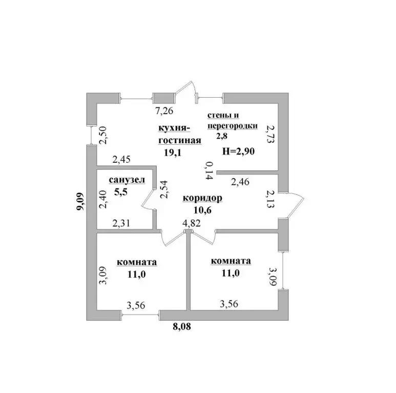 Дом в Волгоградская область, рабочий посёлок Городище, СНТ Восход, 2-я ... - Фото 1
