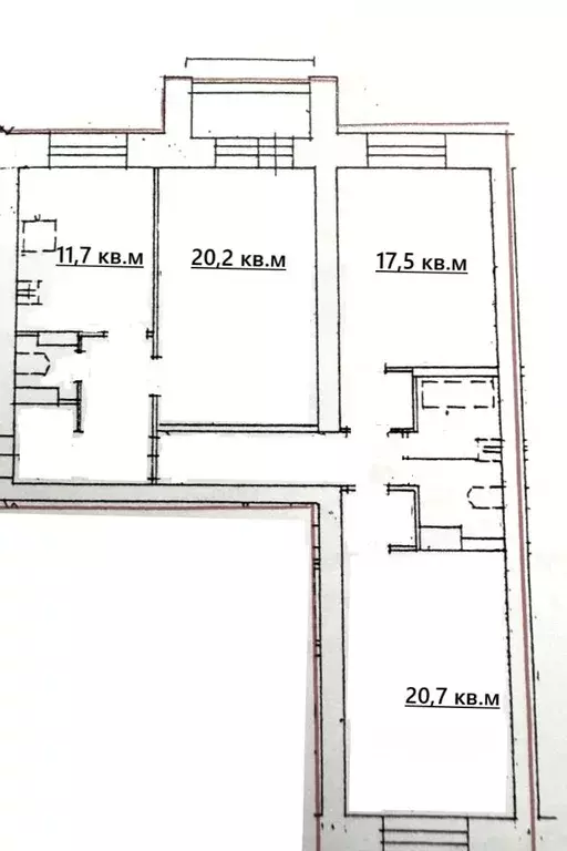 3-к кв. Санкт-Петербург ул. Ивана Фомина, 14к2 (93.0 м) - Фото 1