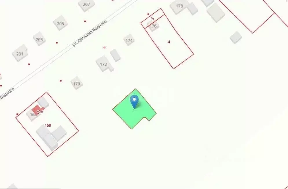 Участок в Алтайский край, с. Ребриха ул. Демьяна Бедного, 120 (9.0 ... - Фото 1