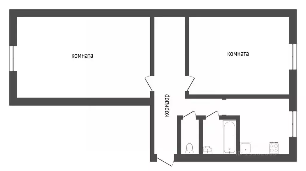 2-к кв. Ханты-Мансийский АО, Сургут ул. Бажова, 4 (44.6 м) - Фото 2