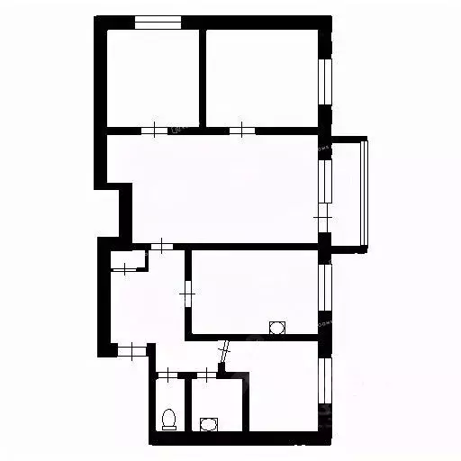 4-к кв. Тульская область, Тула Рязанская ул., 28к2 (57.8 м) - Фото 1