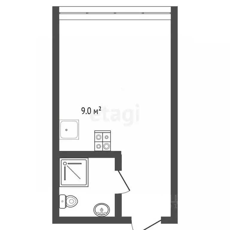 Студия Москва Очаковское ш., 5к6 (20.0 м) - Фото 2