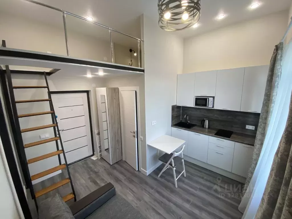 Студия Москва ул. 2-я Энтузиастов, 5к39 (19.0 м) - Фото 1