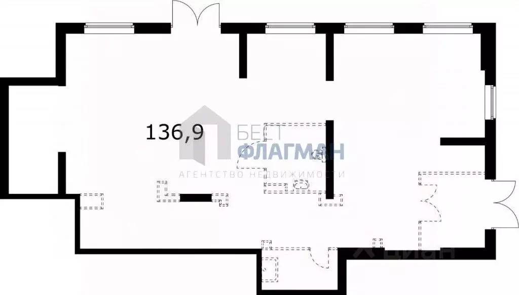 Помещение свободного назначения в Москва ул. Саларьевская, 15к1 (137 ... - Фото 1