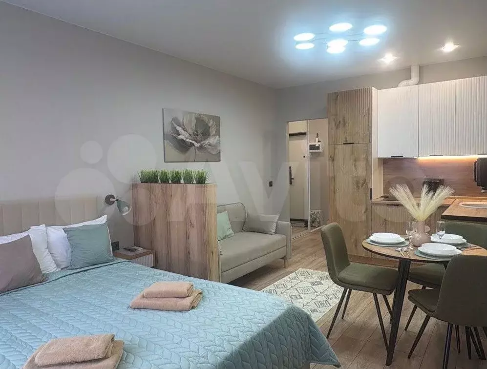 Квартира-студия, 27 м, 12/18 эт. - Фото 1