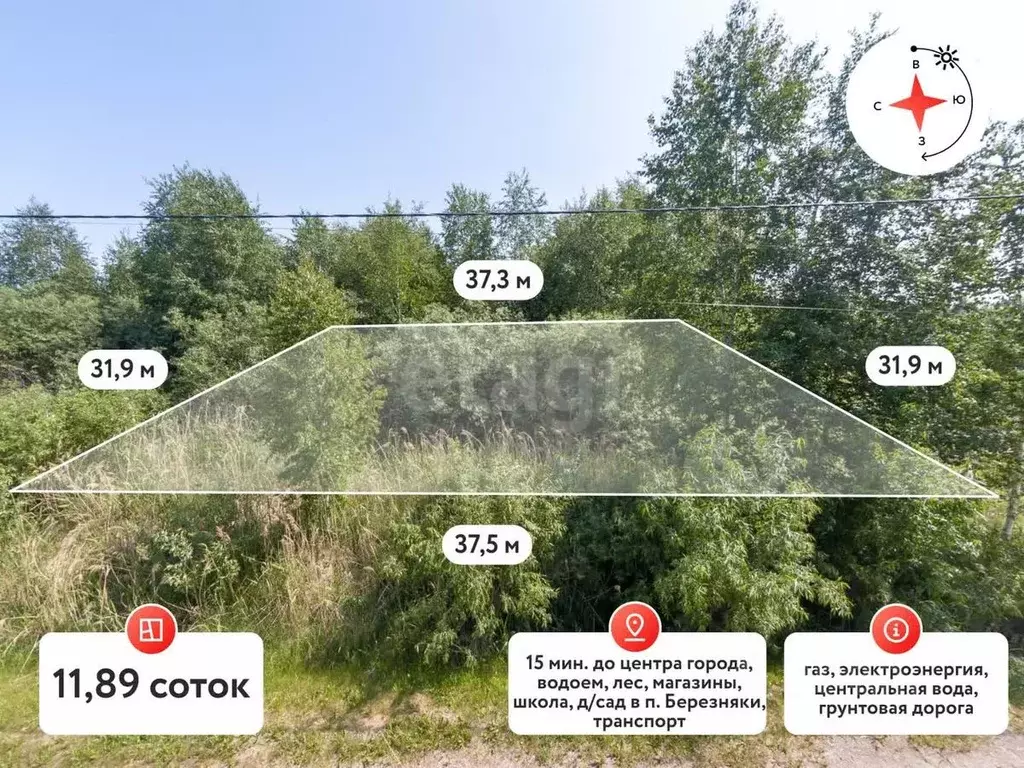 Участок в Тюменская область, Тюмень Славянский мкр,  (11.89 сот.) - Фото 0