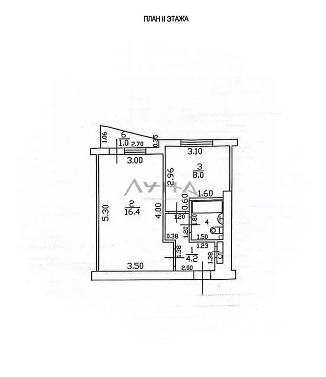 1-к кв. Татарстан, Набережные Челны просп. Мусы Джалиля, 49 (32.5 м) - Фото 2