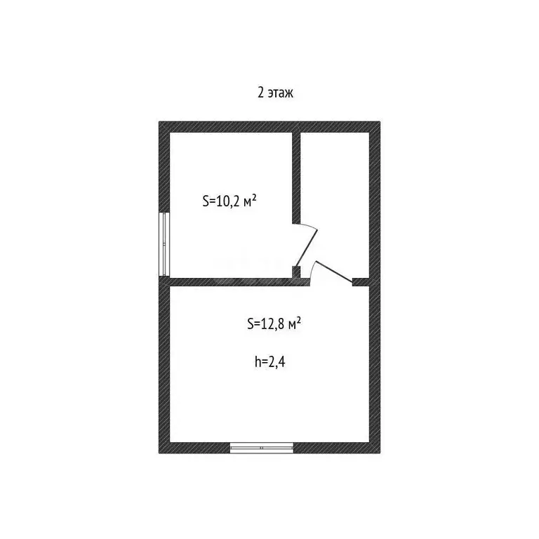 2-комнатная квартира: посёлок городского типа Яблоновский, ... - Фото 1