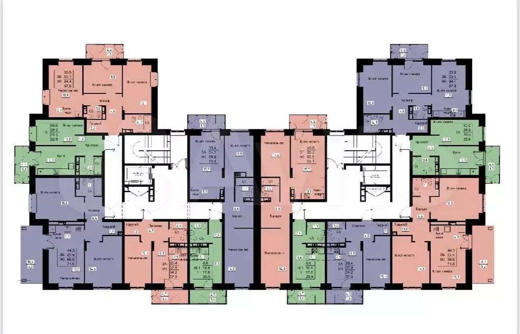 3-к. квартира, 56 м, 5/9 эт. - Фото 1