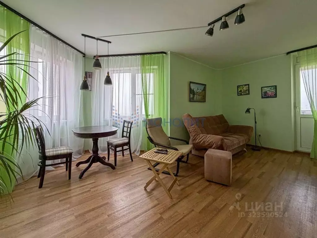 2-к кв. Нижегородская область, Нижний Новгород ул. Александра Хохлова, ... - Фото 1