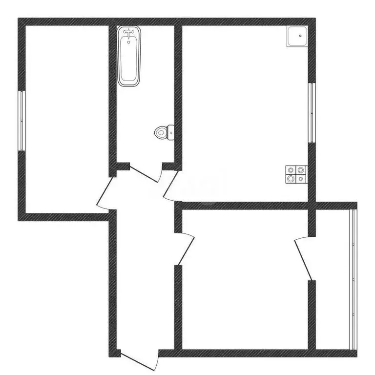 2-комнатная квартира: Черкесск, Кузнечный переулок, 2Б (72 м) - Фото 2