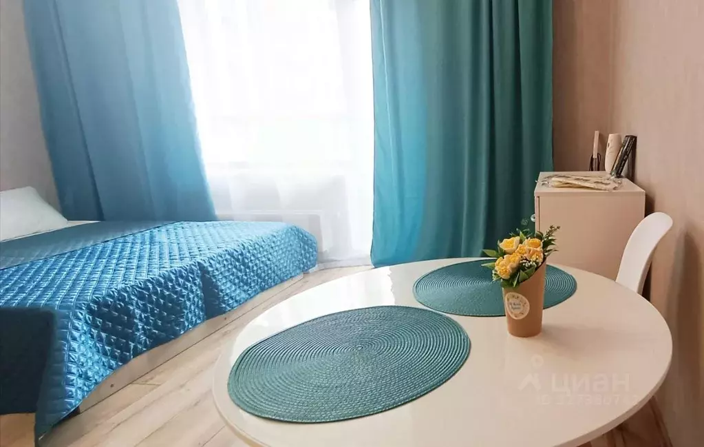 Студия Санкт-Петербург ул. Александра Матросова, 3 (30.0 м) - Фото 1