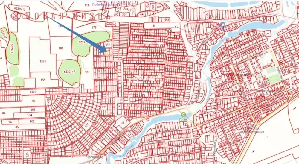 Участок в Самарская область, Волжский район, Черноречье с/пос, пос. ... - Фото 2