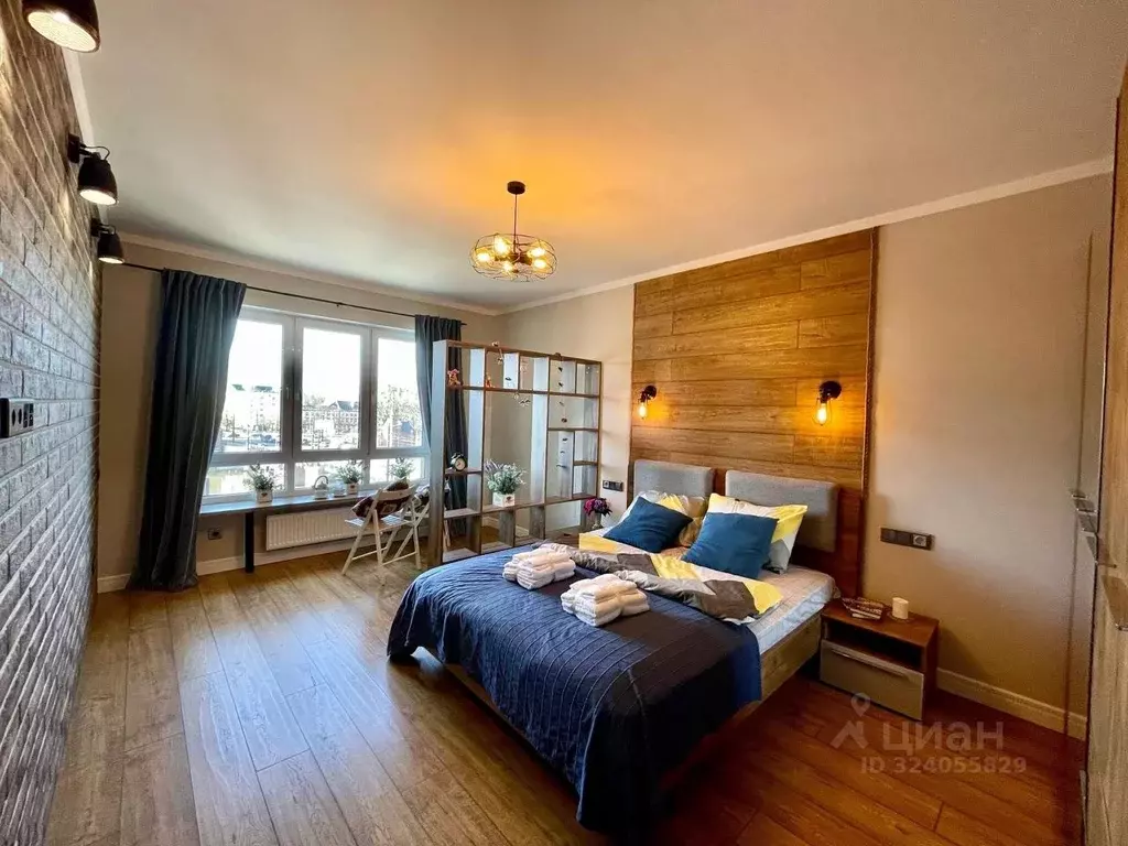 2-к кв. Калининградская область, Калининград Октябрьская ул., 57 (72.0 ... - Фото 1