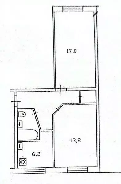 2-к кв. Ленинградская область, Ломоносовский район, Аннинское ... - Фото 2