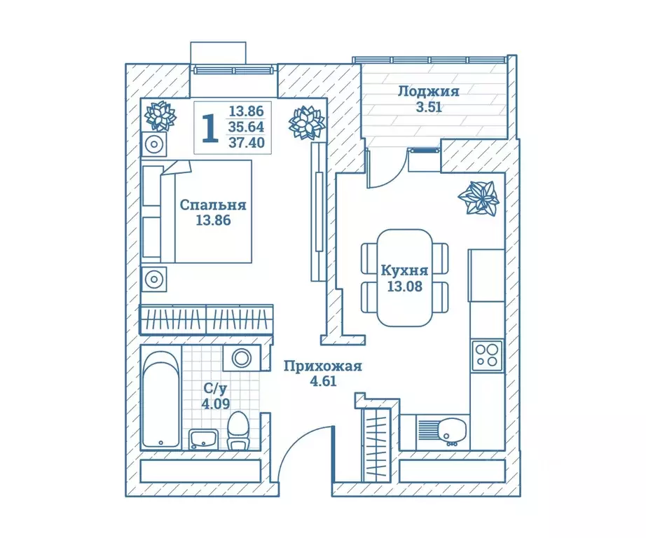 1-к кв. Московская область, Щелково городской округ, Монино пгт ул. ... - Фото 1
