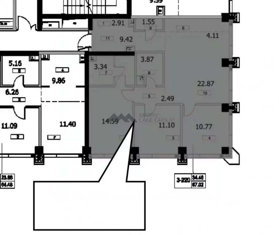 3-к кв. Москва ул. 4-я Марьиной рощи, 12К1 (88.22 м) - Фото 1