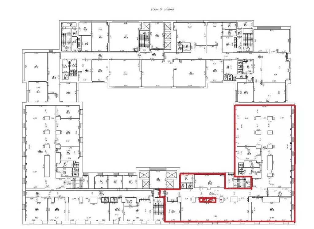 Помещение свободного назначения в Москва ул. Кржижановского, 14К3 (614 ... - Фото 2
