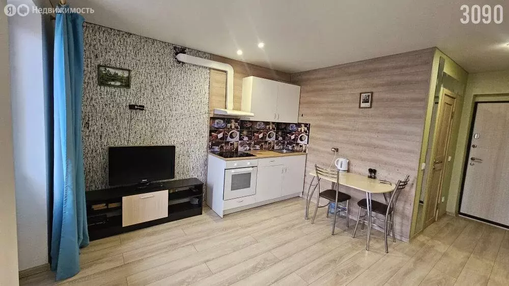 Квартира-студия: посёлок Берёзовый, улица имени Туполева А.Н., 1 (24 ... - Фото 1